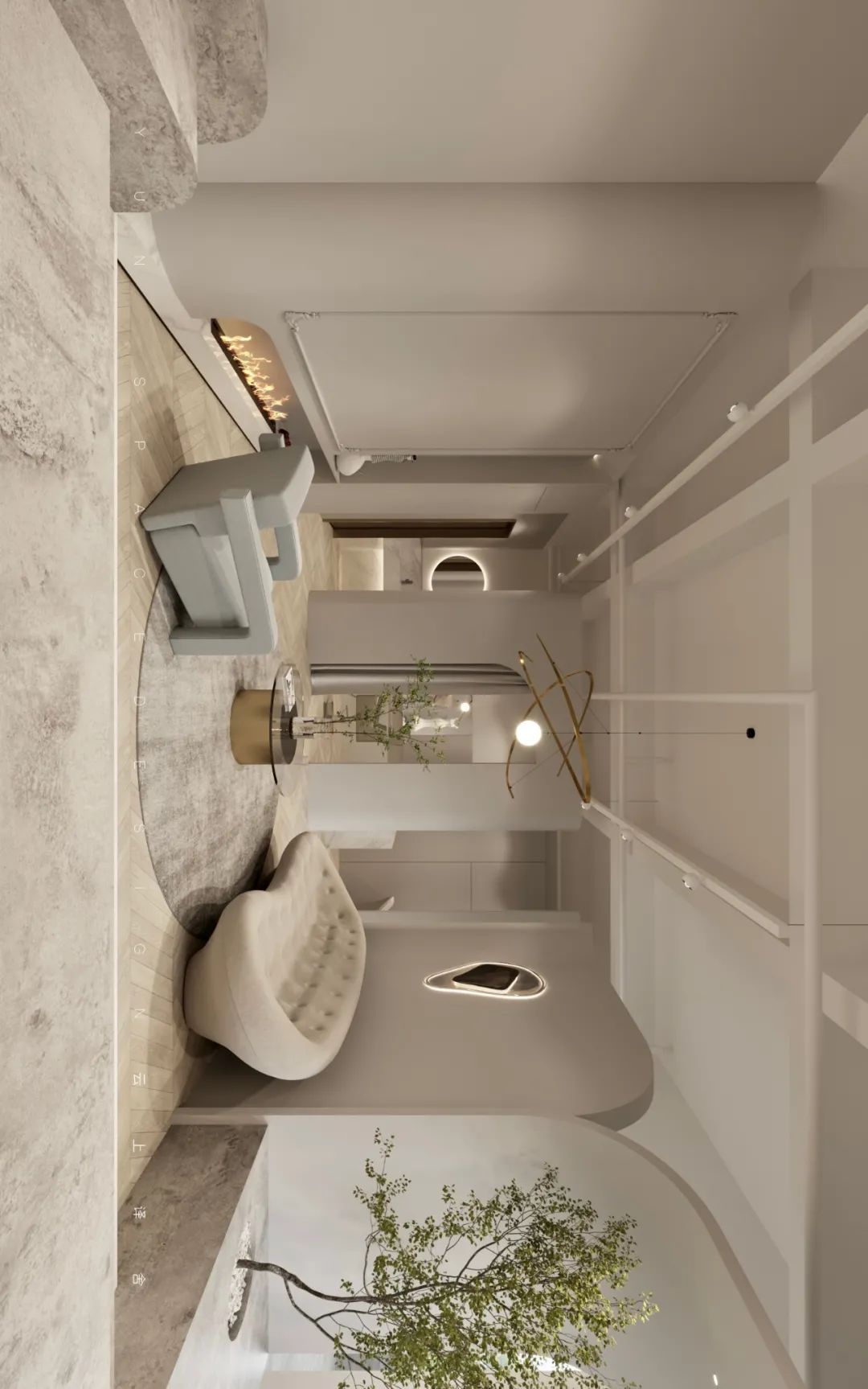 淄博沿街商铺素人形象管理机构设计丨中国淄博丨云上译舍空间设计-13