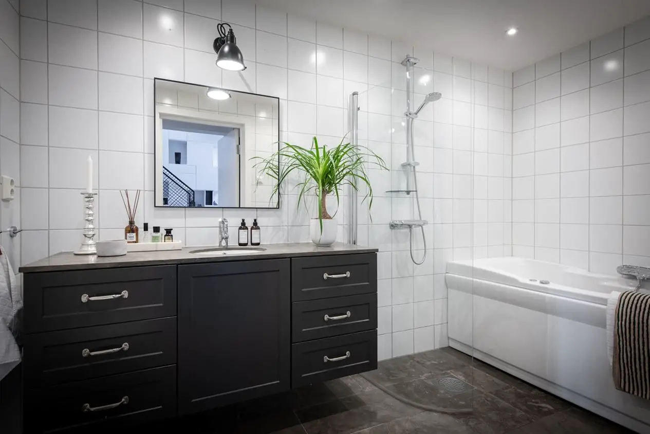 瑞典哥德堡绿色社区的现代家庭复式公寓-17