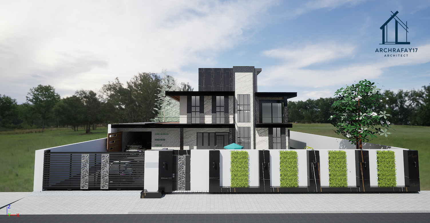 Modern Minimalist Villa Design Project-0