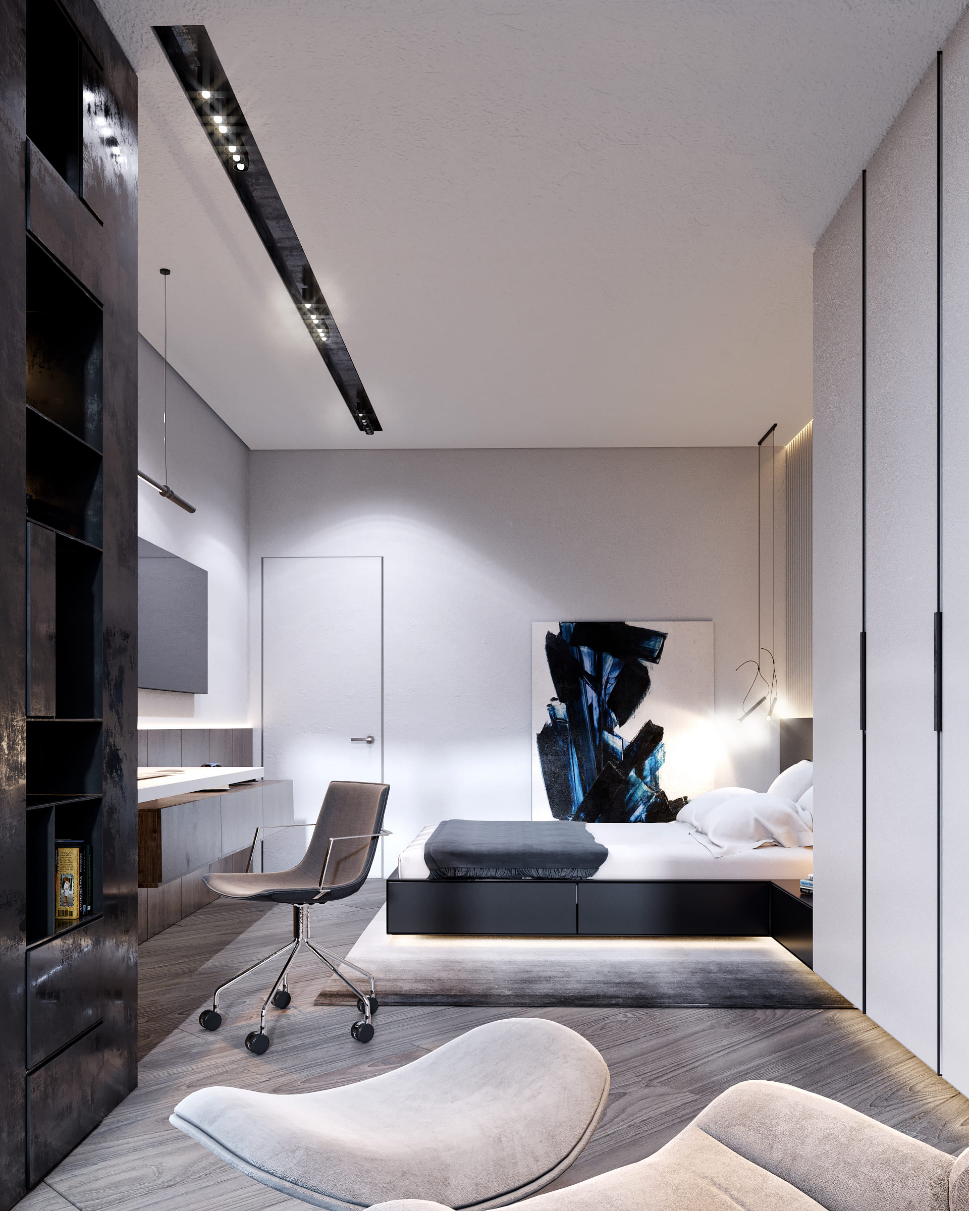 乌克兰基辅 260㎡住宅设计-19