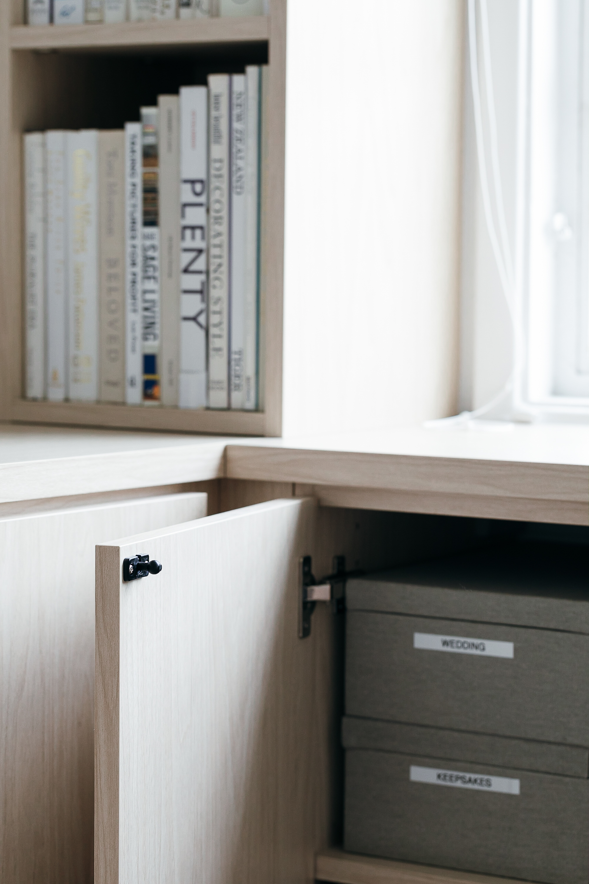 California Closets Built-In Bookshelves: Our Home Office Design - Anne Sage-3