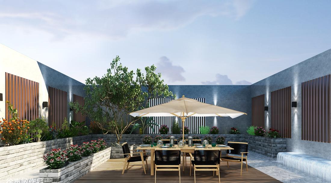 
东阳内衣展厅及屋顶花园 -7