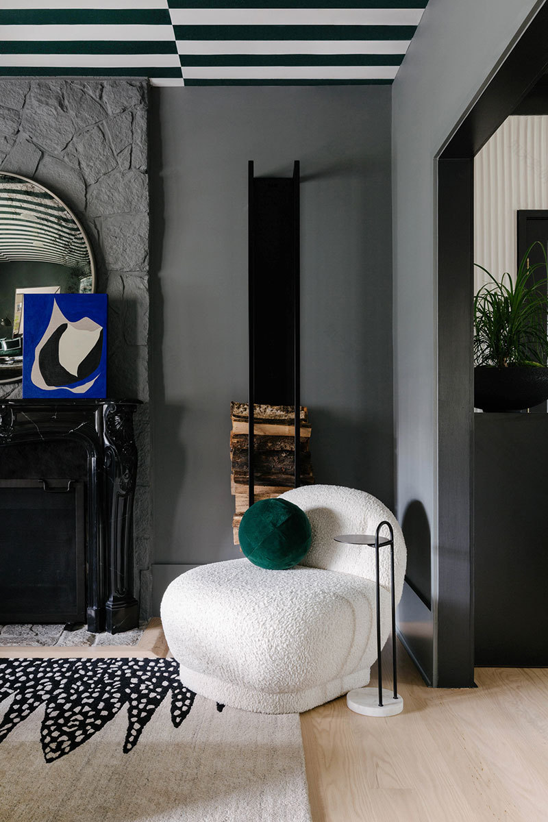 纽约郊区时尚黑白家居设计-2