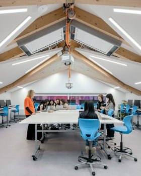 圣保罗女子学校罗莎琳德·富兰克林翼楼更新项目丨英国伦敦丨Jestico + Whiles