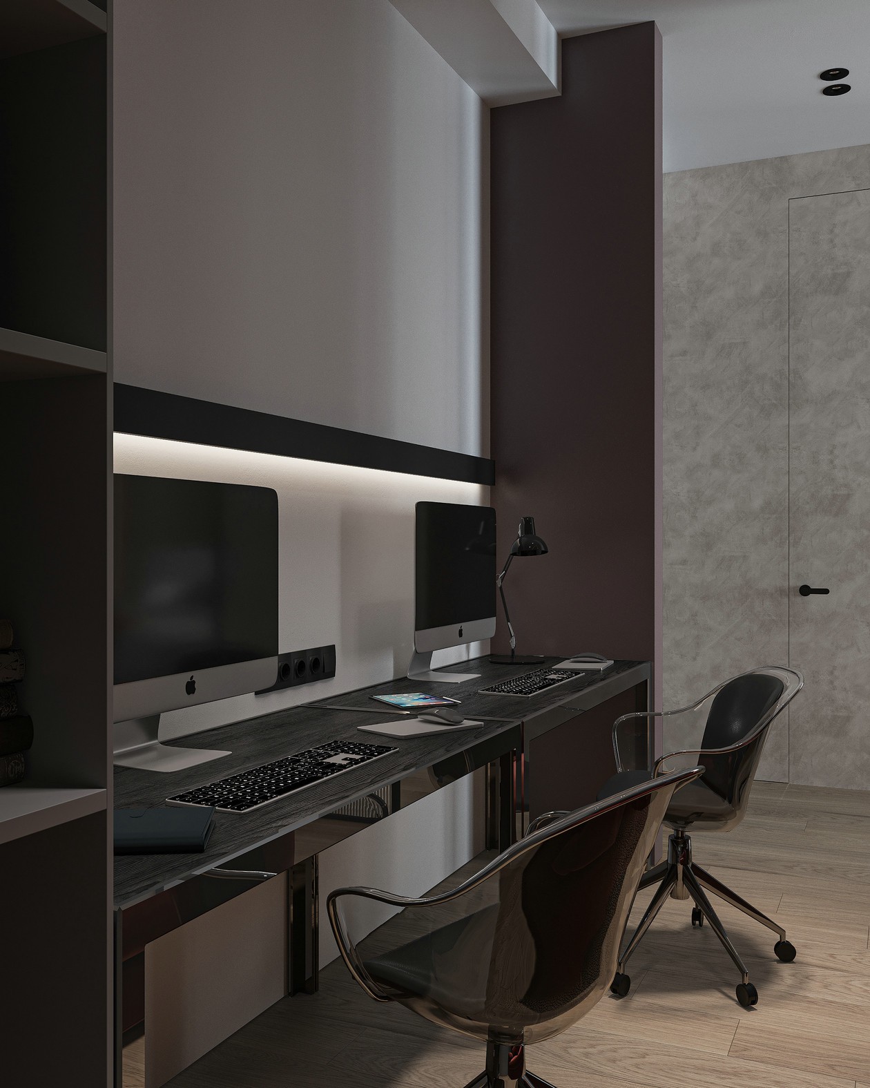 200㎡简约风公寓 优雅治愈的现代美学-12