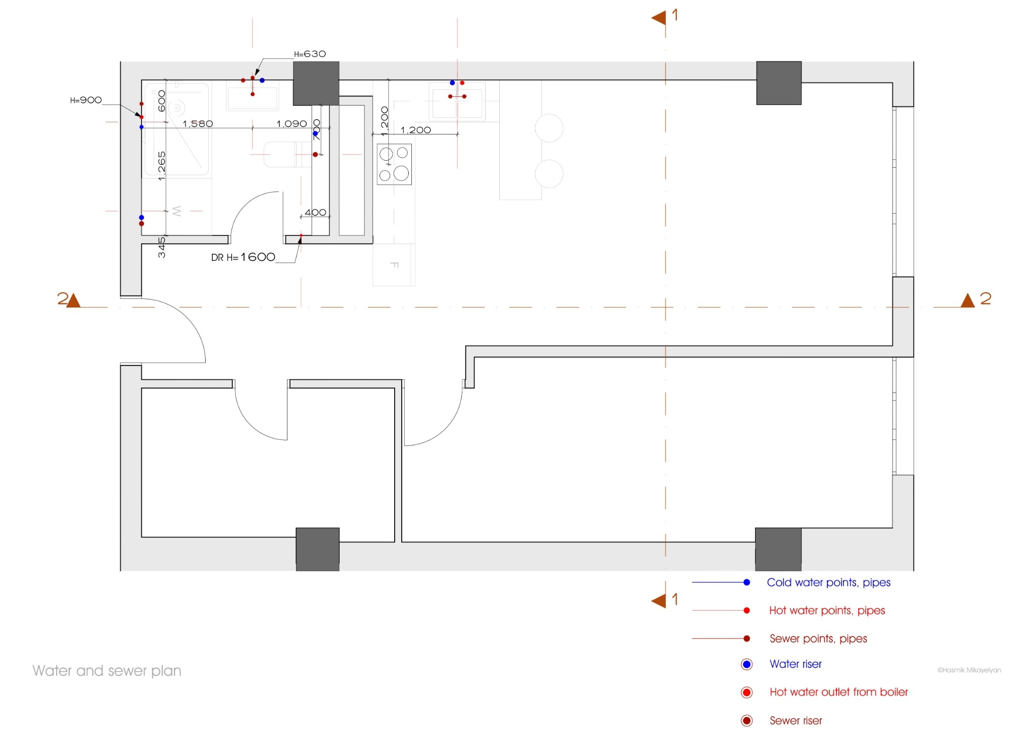 Modern Apartment Interior Design Technical Docs-9