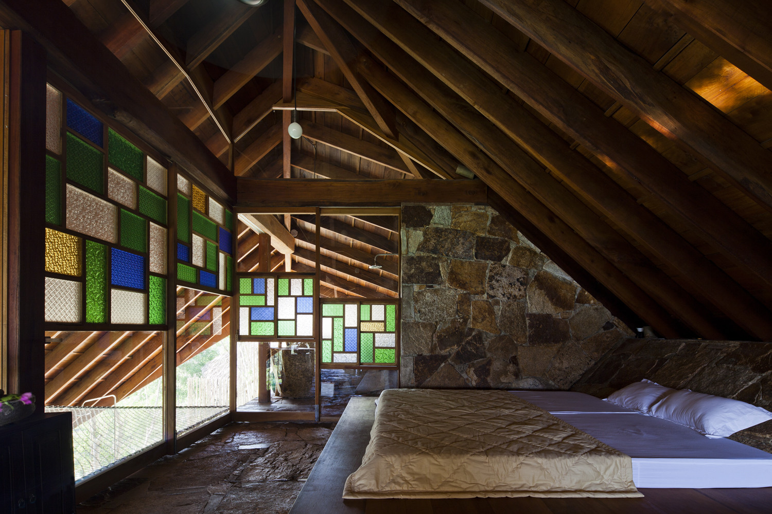 越南梯田间的温泉帐篷-23