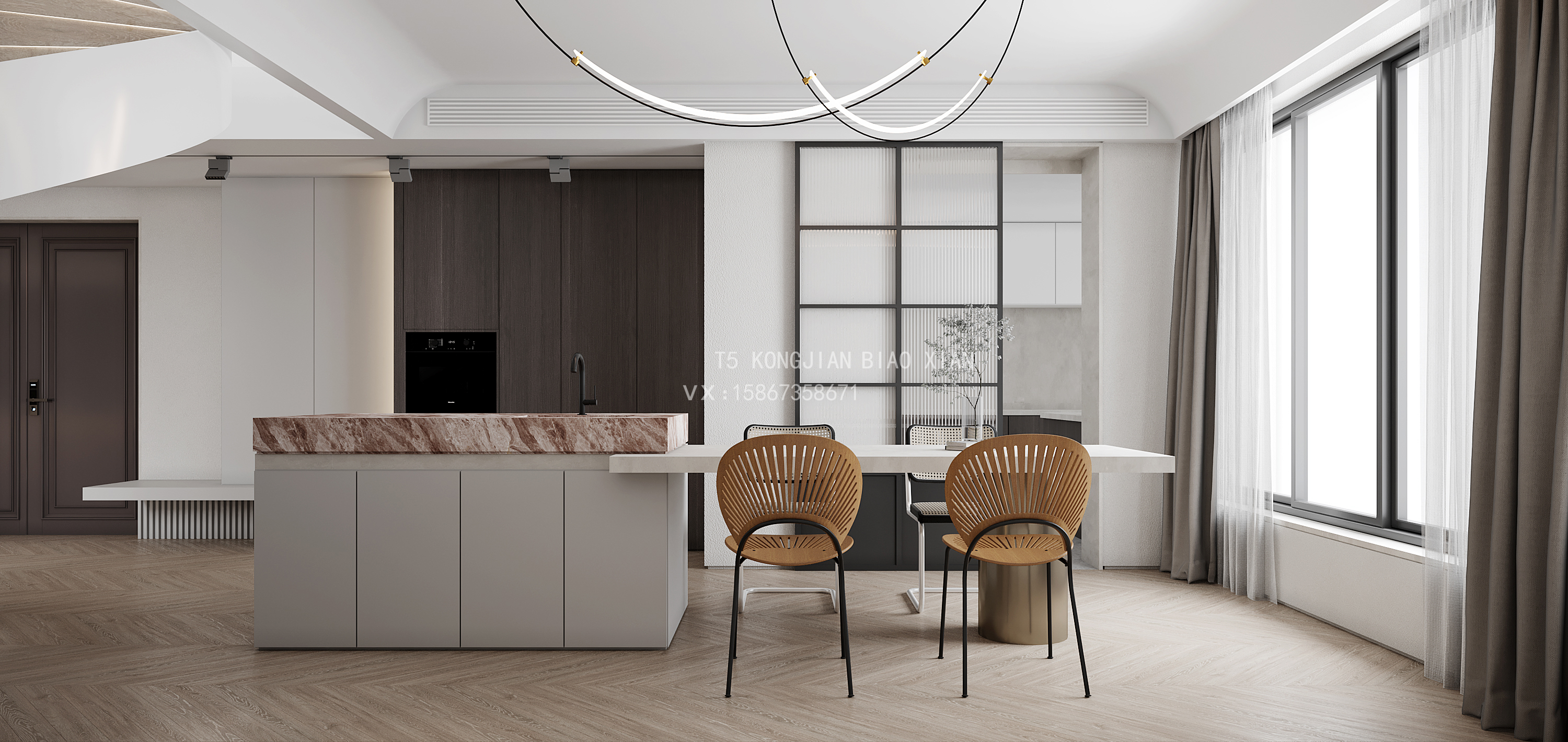 北京某知名设计师打造现代简约家居空间-6