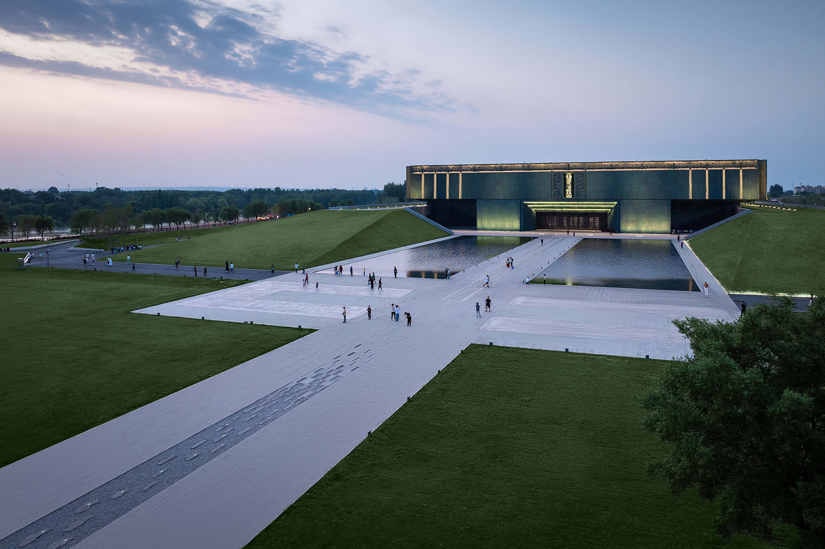 安阳殷墟博物馆新馆景观设计丨中国安阳丨华南理工大学建筑设计研究院有限公司何镜堂院士团队-9