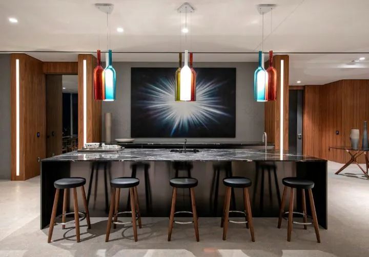 The Weeknd 的 763㎡现代奢华大平层丨美国洛杉矶丨Plum Interiors 负责人 Lisa Garriss-27