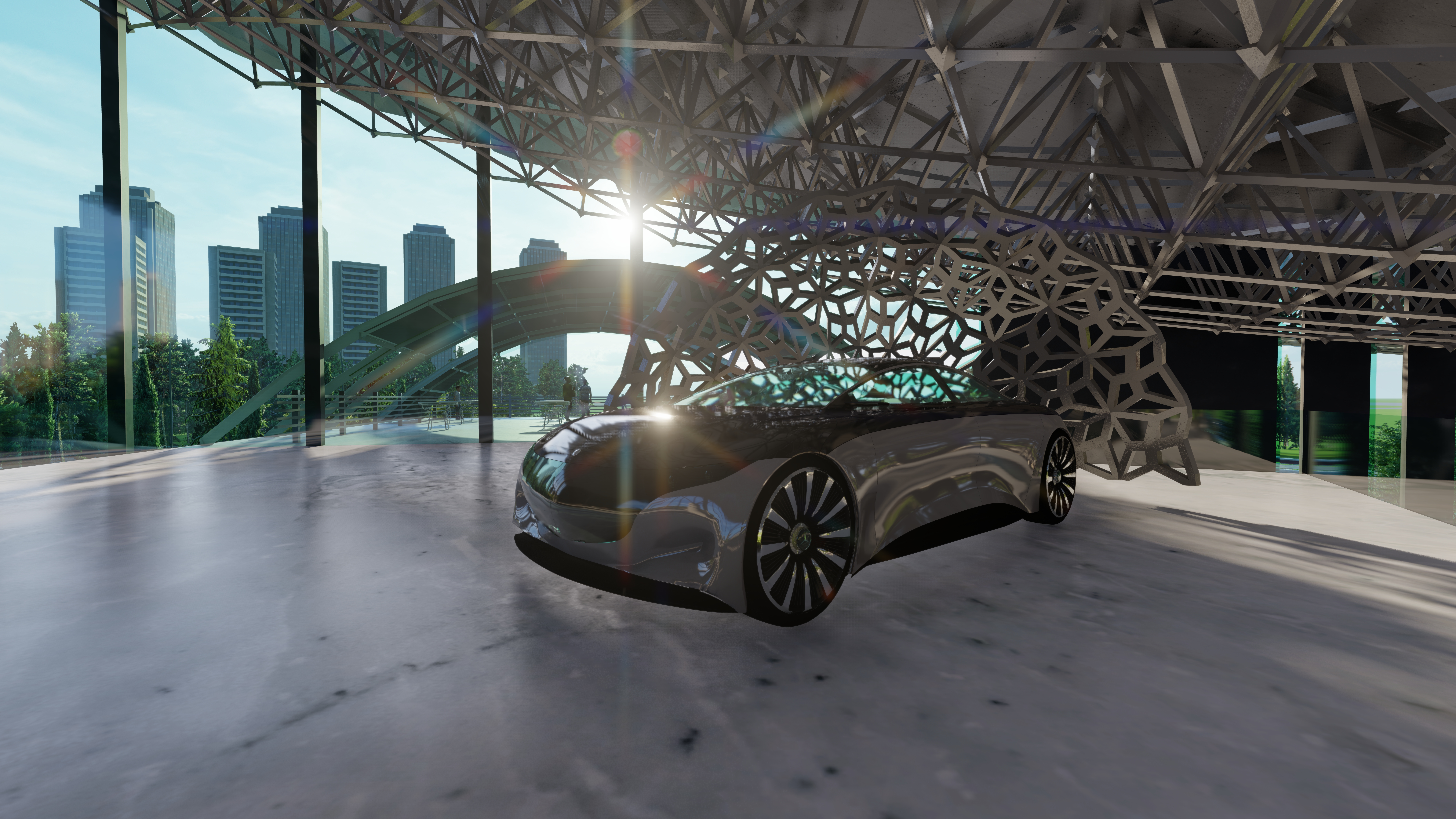 Mercedes-Benz Exhibition Center Project-12