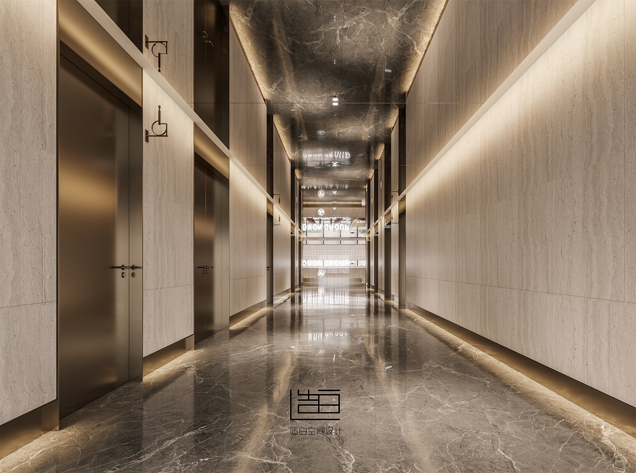 金该表现 | 招商办公设计表现 -10