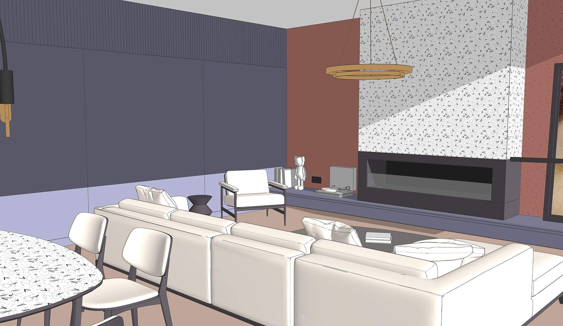 厨房客厅设计概念丨俄罗斯圣彼得堡-12