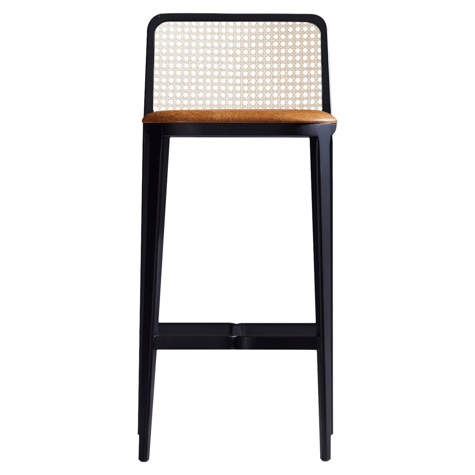 Minimalist Style, Stool in Natural Solid Wood For Sale at 1stDibs-18