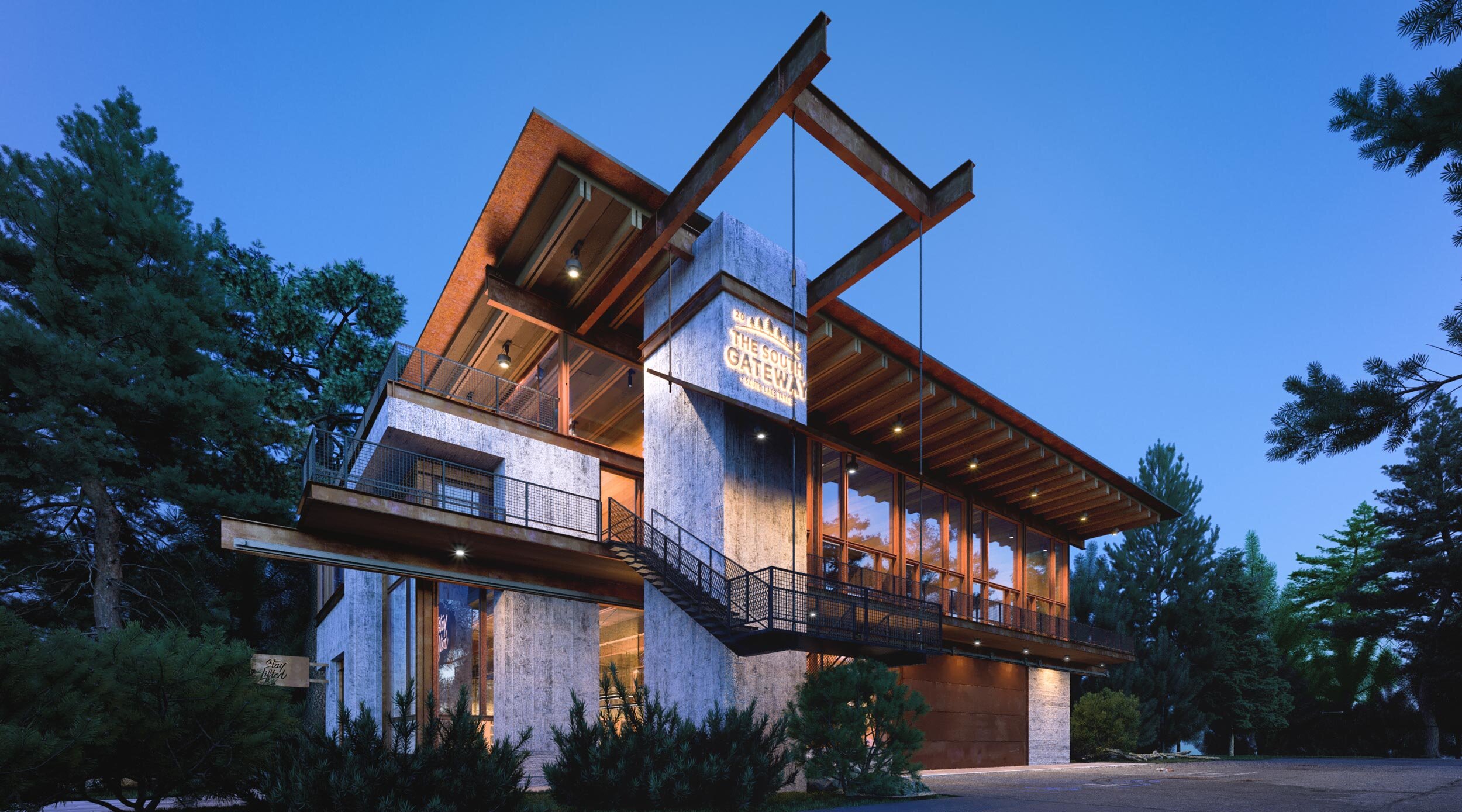 零售店，SOUTH LAKE TAHOE MIXED USE Archillusion-5