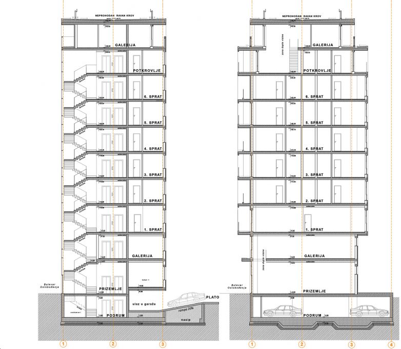 诺维萨德解放大道某商住建筑丨Lazar Kuzmanov-44