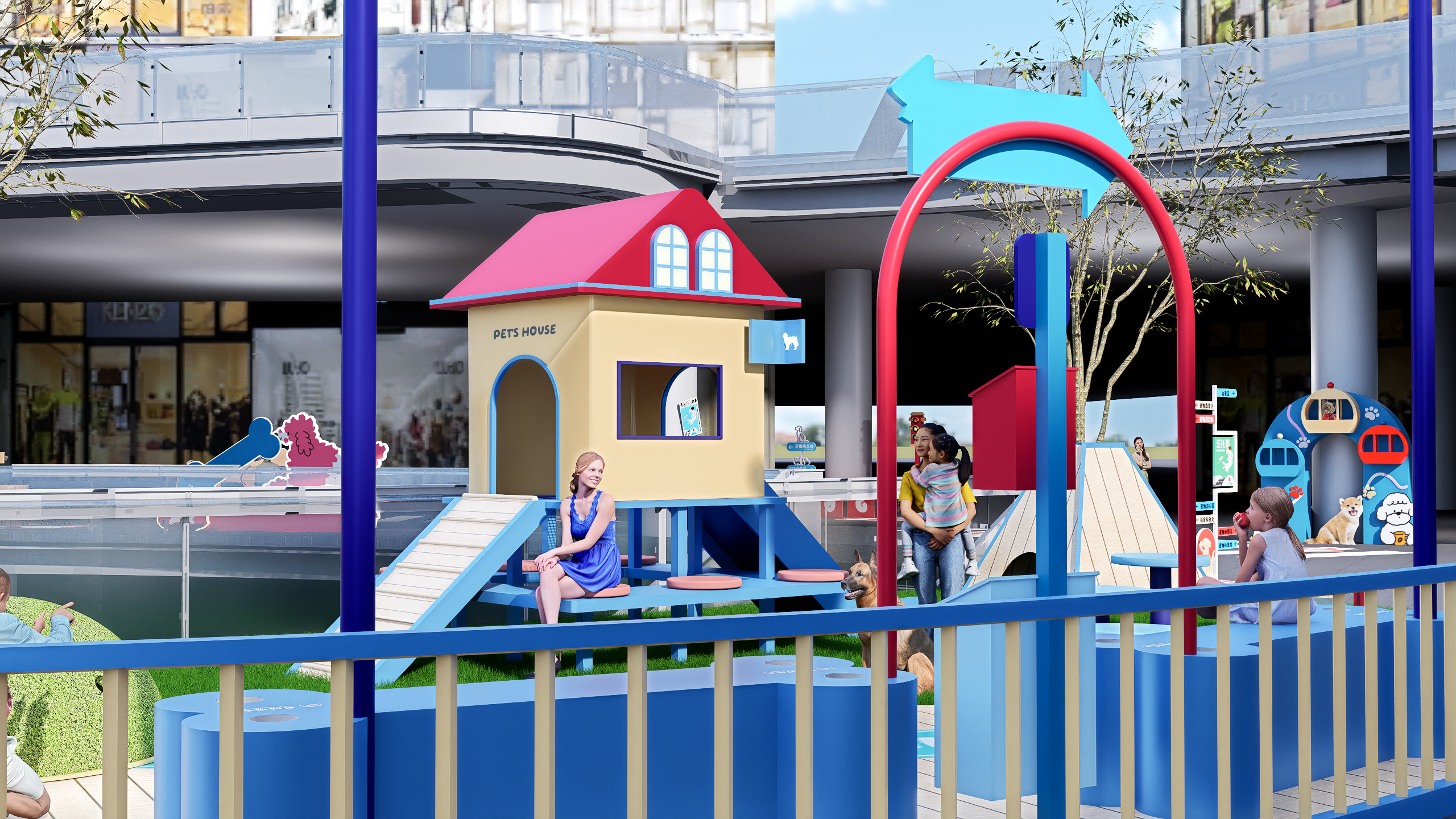 汪托邦—商业宠物乐园设计案例-7
