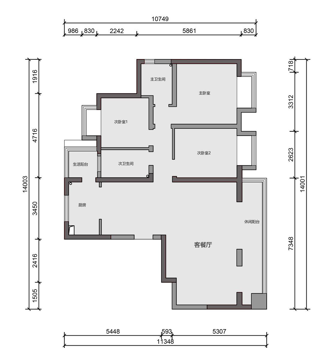 现代简约平层设计-21