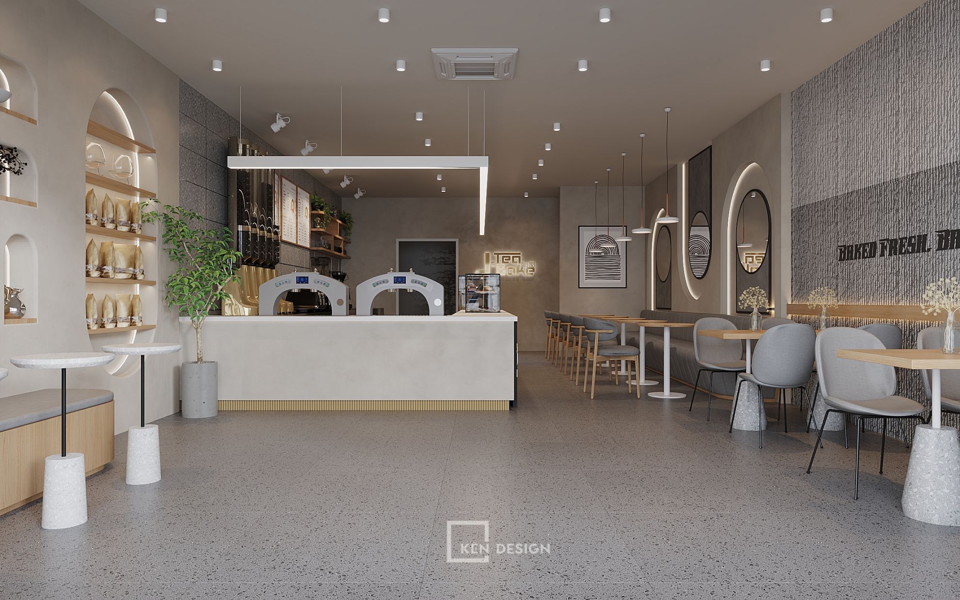 美国Tea Bake咖啡馆设计丨Ken Design-7