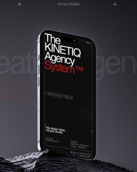 KINETIQ© — Creative Agency Website Design
