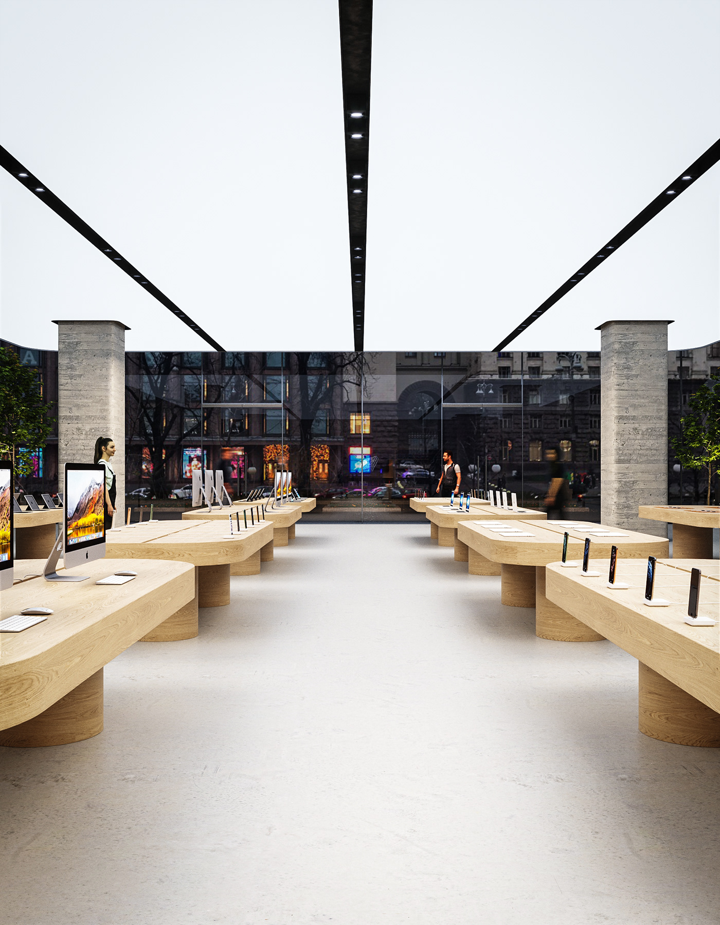 手机店，APPLE STORE KYIV OBRIY.architects-7