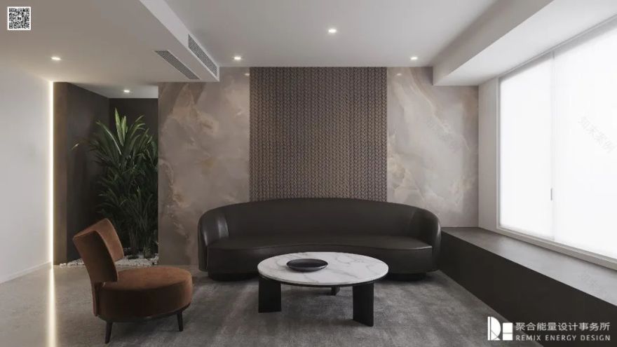 浙江丽水金融办公空间 | 动静明暗的和谐分割-0