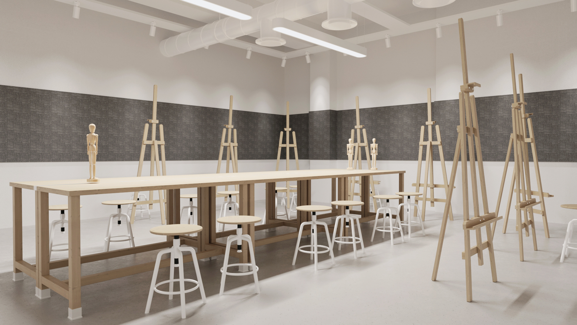 ESKİŞEHİR BİLNET 学校室内概念设计项目-94