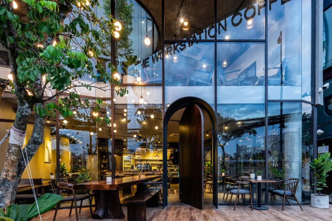 越南 420m²综合咖啡楼设计,打造自然与商业的完美融合-14
