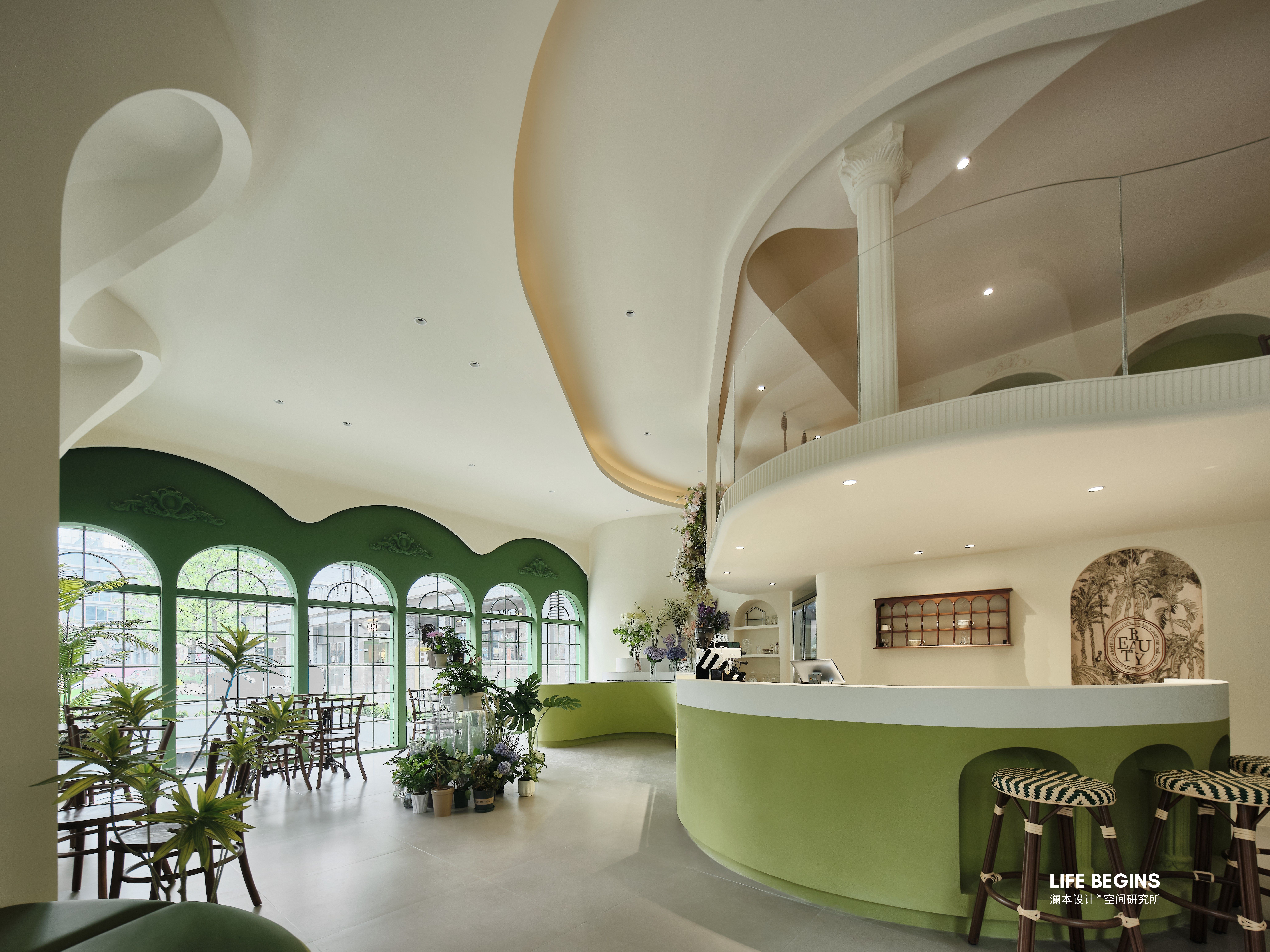 不止玫瑰咖啡鲜花店丨中国南京丨L.A.B DESIGN（澜本）-20
