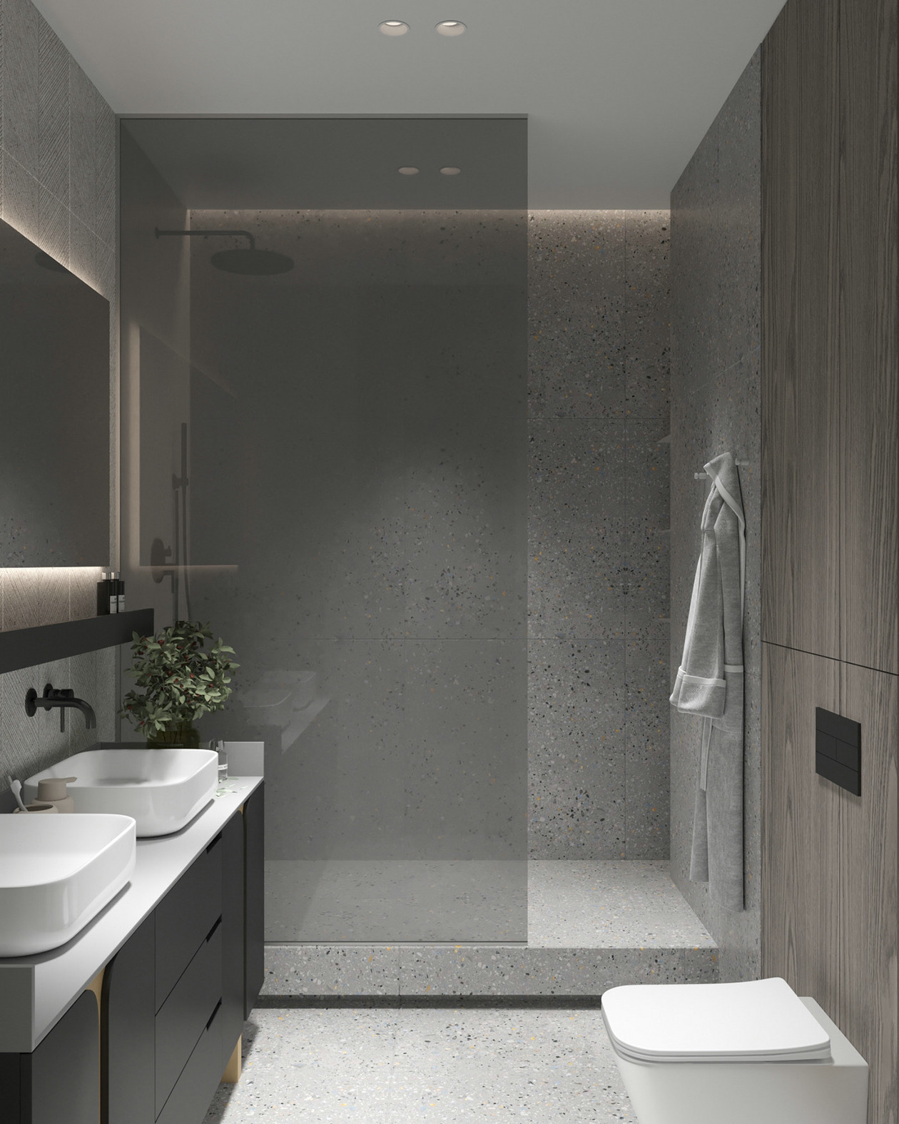 原木与绿色清新惬意居住空间-25