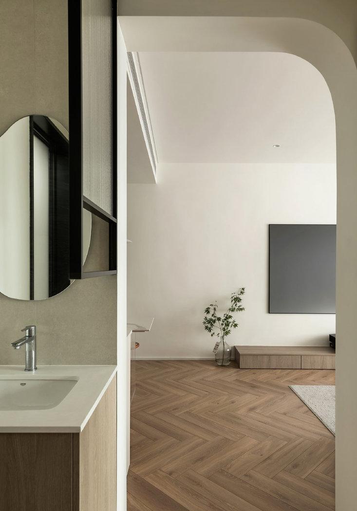 奶油现代风温馨小户型设计-45