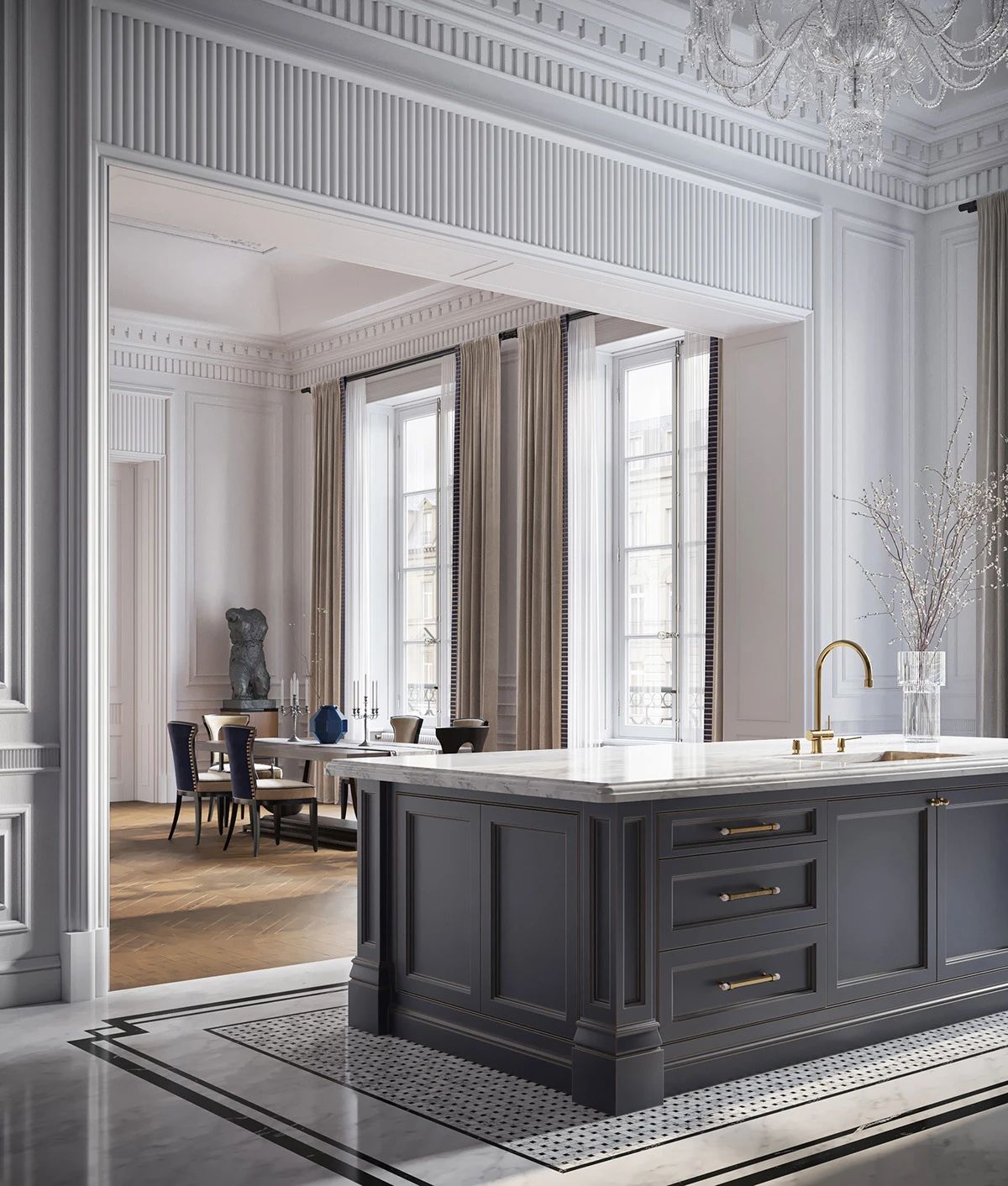 巴黎豪华的公寓丨法国巴黎-40