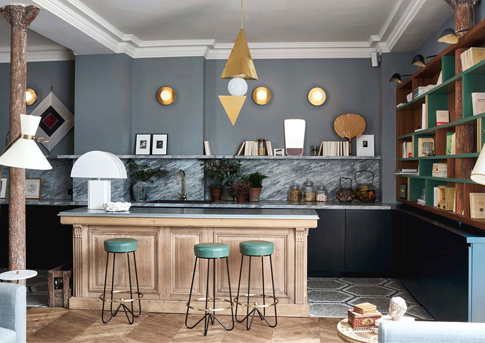 巴黎优雅公寓,细节丰富,私藏迷你花园-7