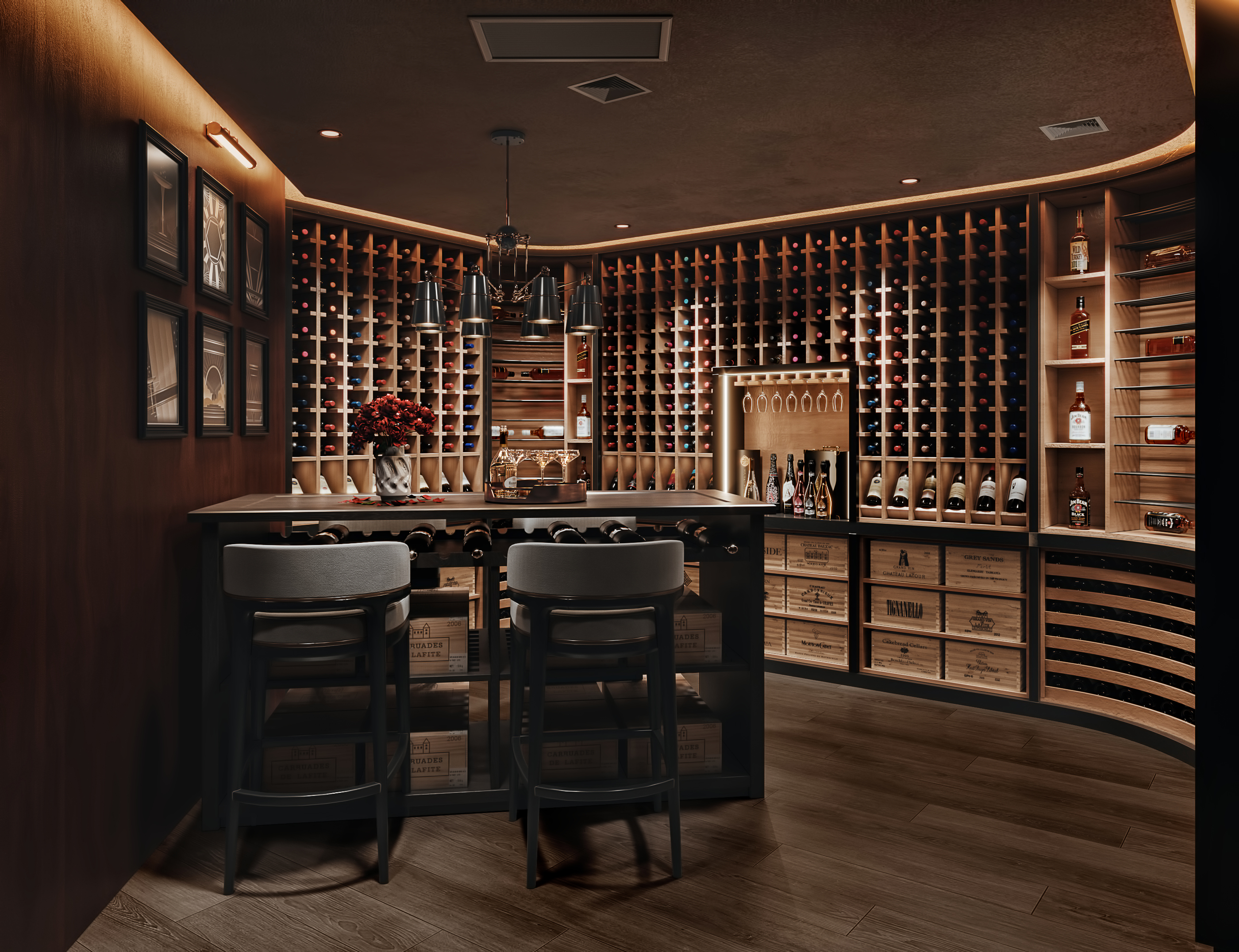 暗黑风雪茄吧酒吧-16