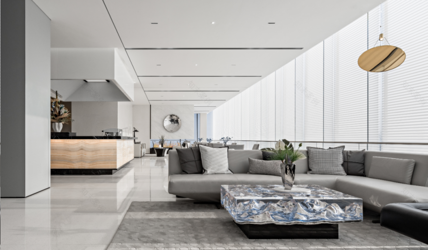 华润置地大连湾售楼处丨中国辽宁丨万景百年室内设计-40