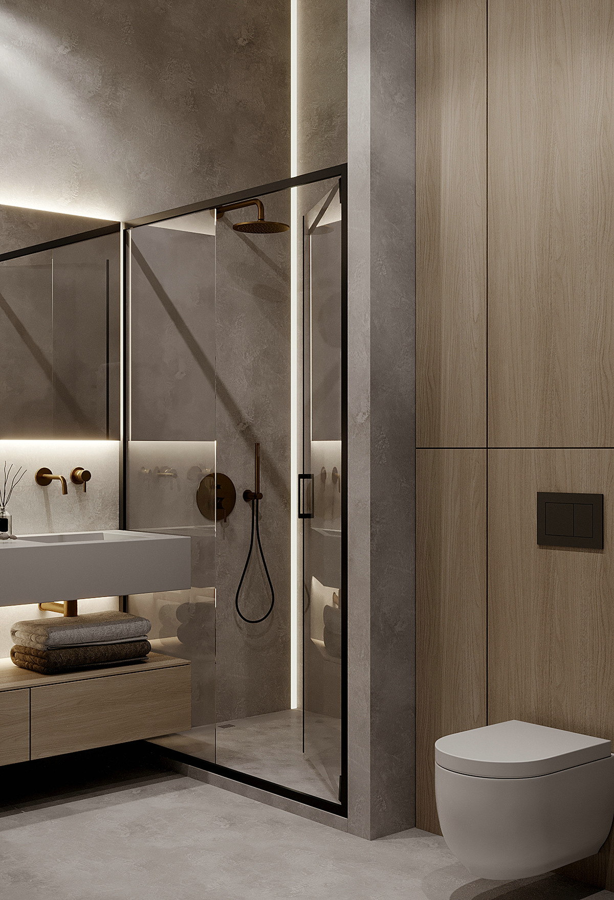 原木与白色 打造出舒适高级的住宅！-14