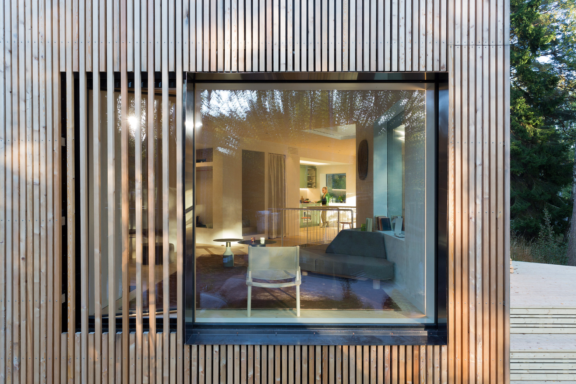 Ortraum Architects creates home with trapeze, climbing wall and hammock-15