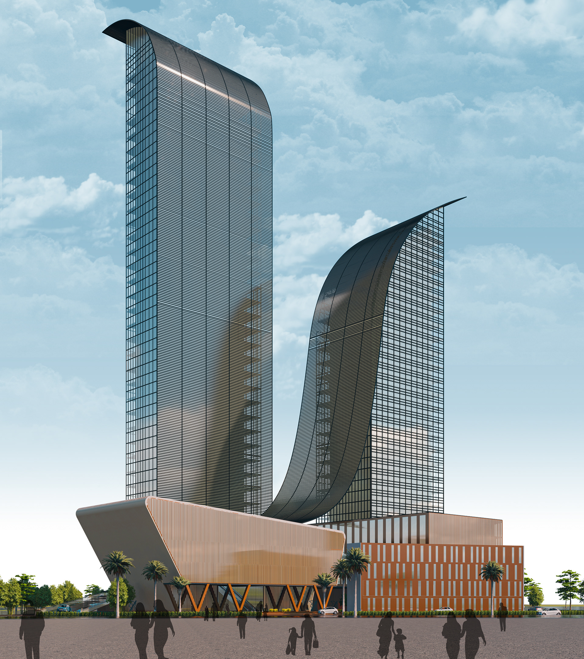 DENIZ 住宅及商业塔楼丨开罗大学工程学院建筑系-4