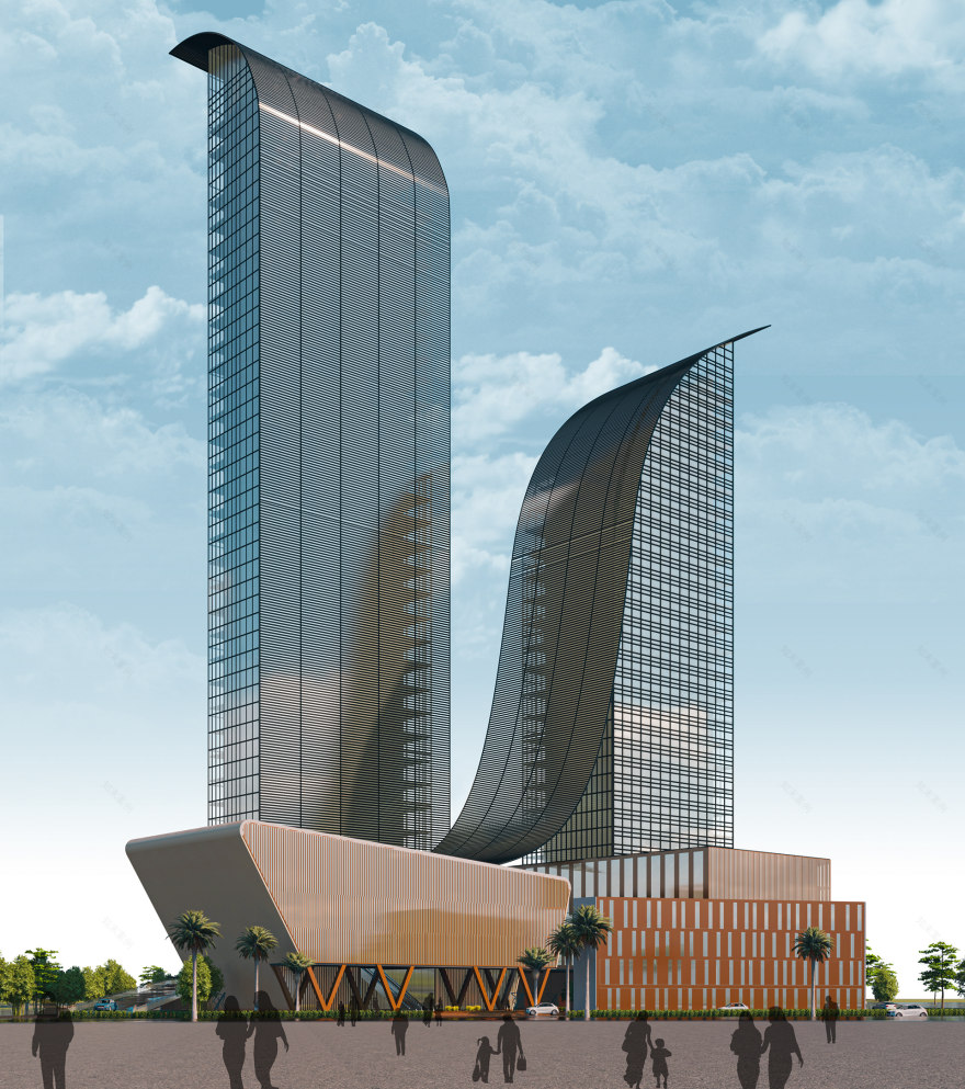 DENIZ 住宅及商业塔楼丨开罗大学工程学院建筑系-4