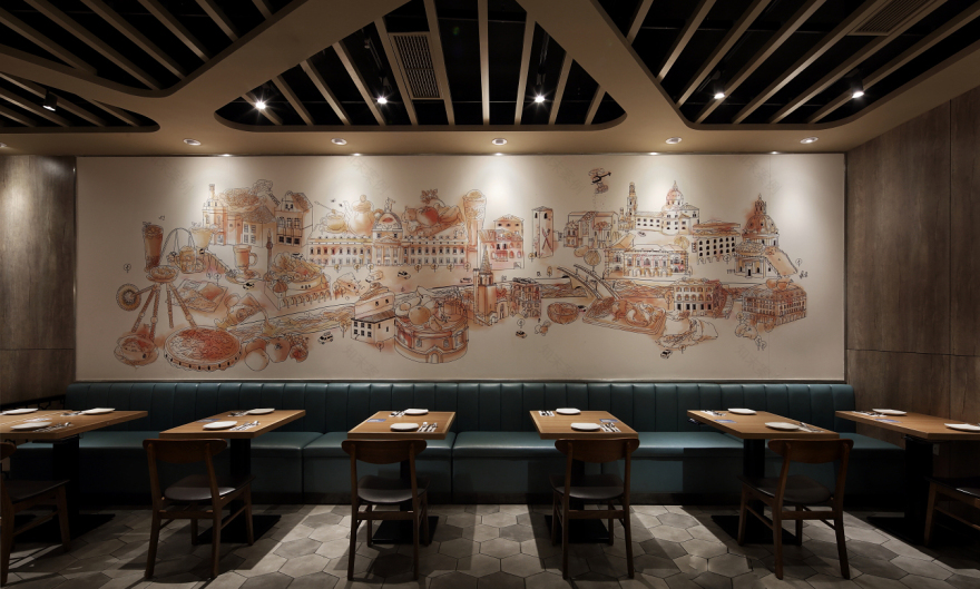 必胜客西式时尚休闲餐厅设计丨中国青岛丨艺鼎设计-17