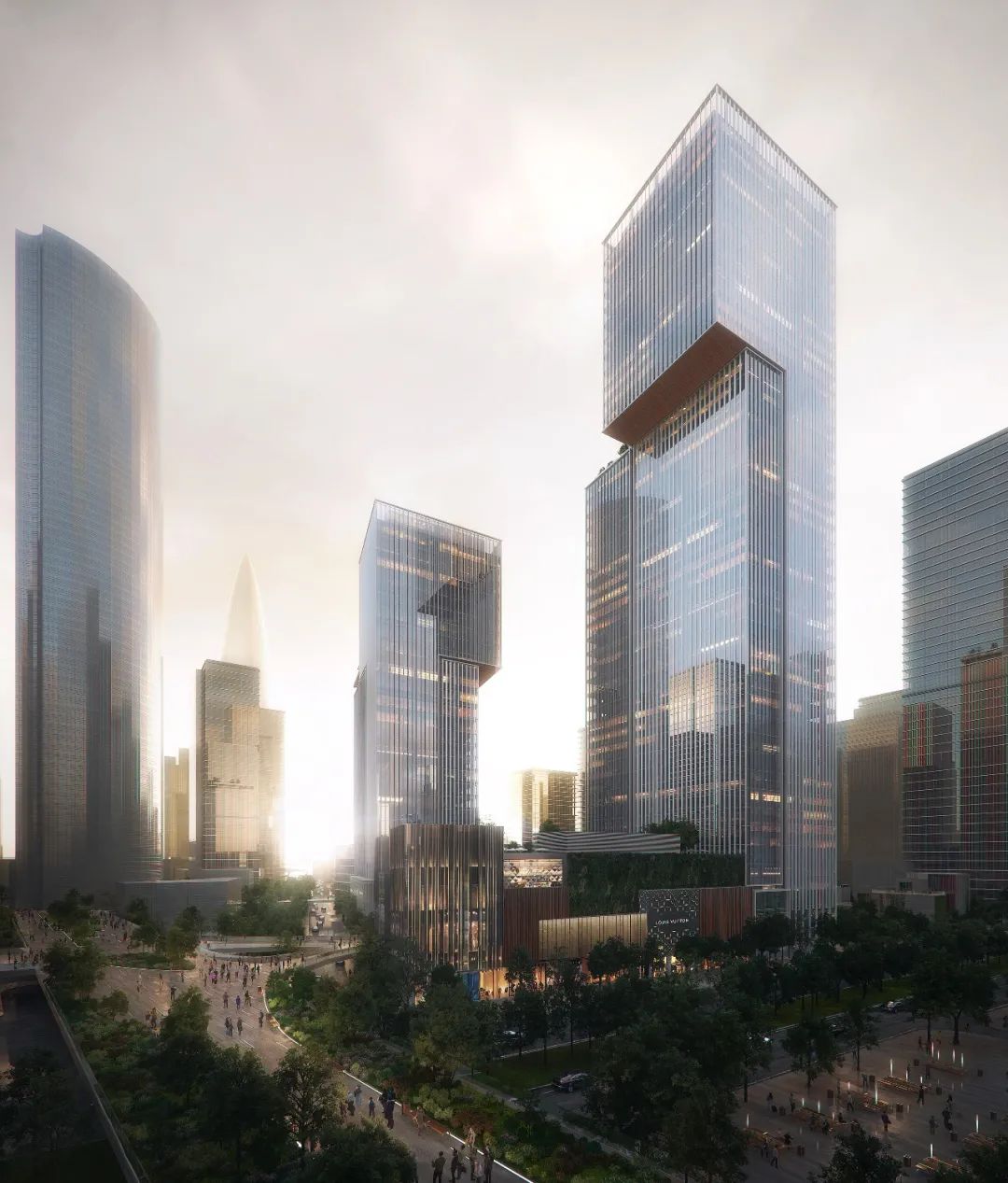 深圳联想后海中心丨中国深圳丨美国 KPF 建筑事务所-0