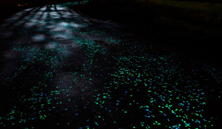 Roosegaarde设计的梵高发光自行车道丨荷兰丨Studio Roosegaarde-32