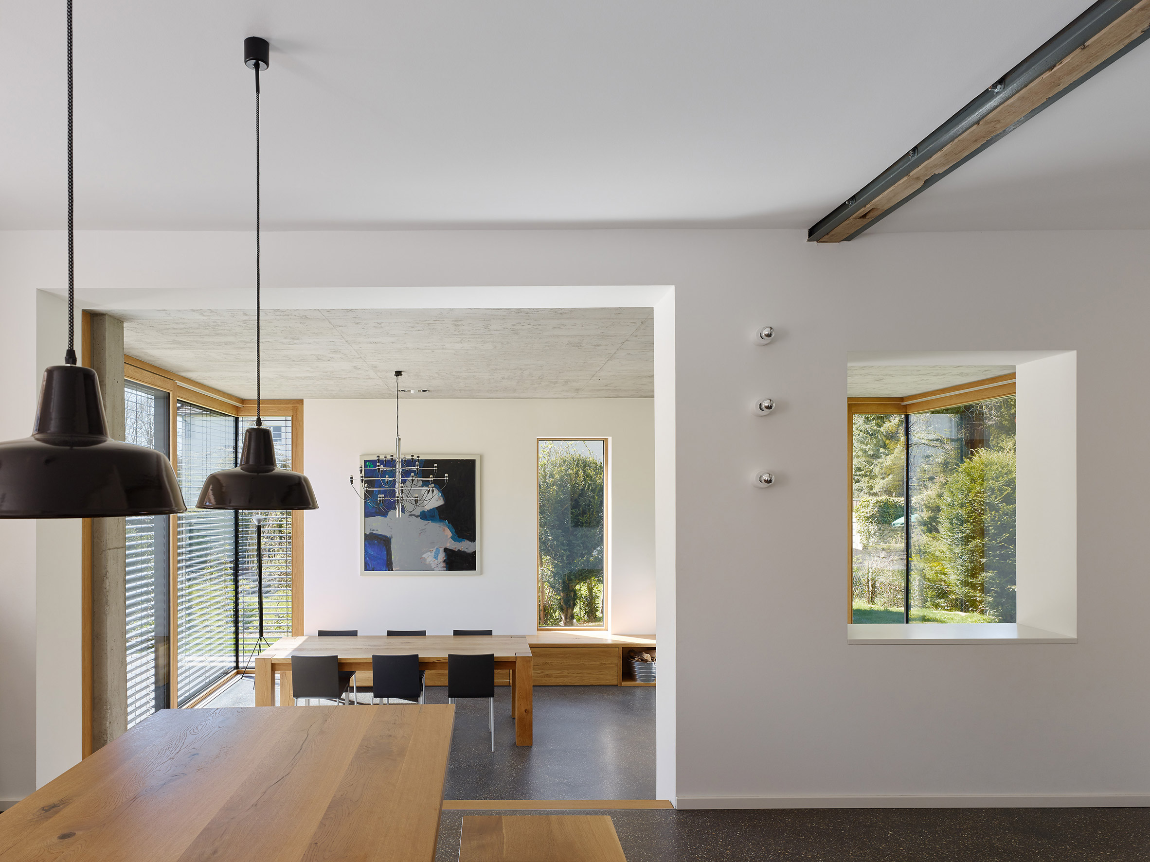 Holzer Architekten adds black extension to 1920s house in Stuttgart-14