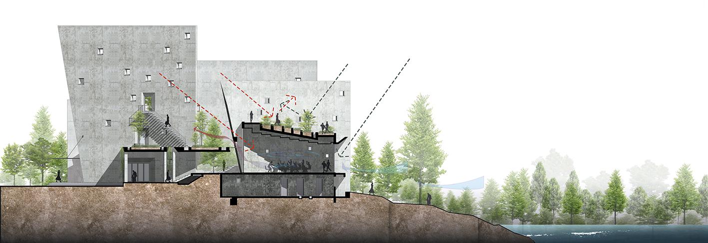 越南 Viettel 集团 Thach That 总部大楼——宁静与雕塑感并存的办公空间-17