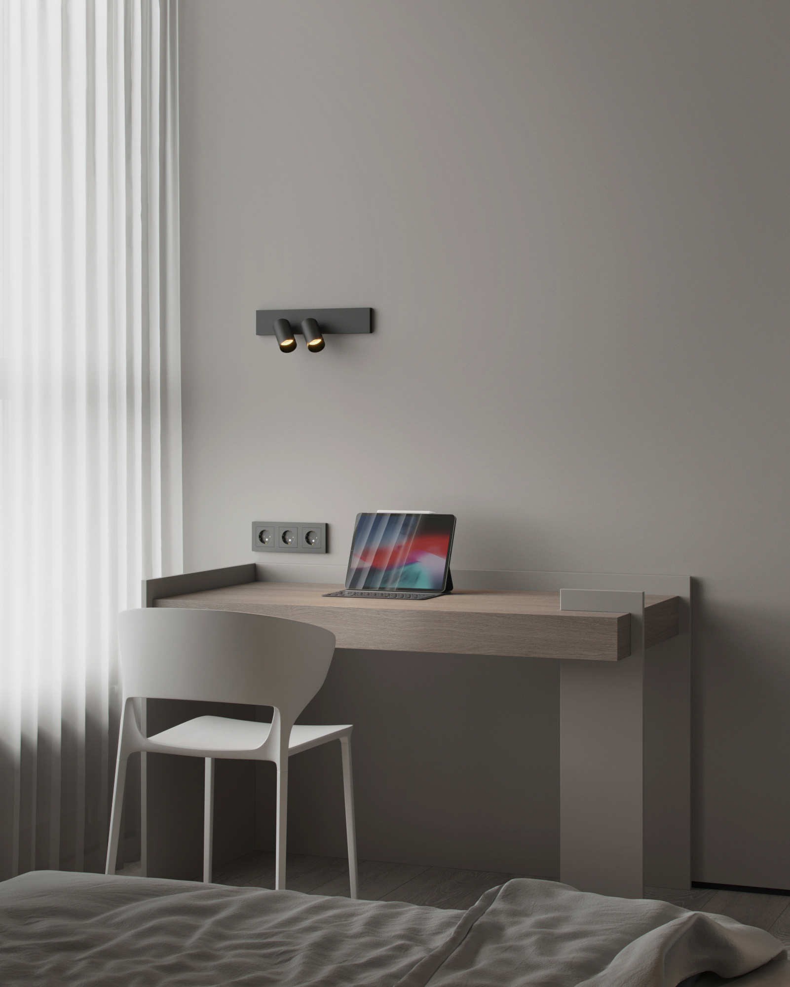 81平 现代简约小空间设计-17