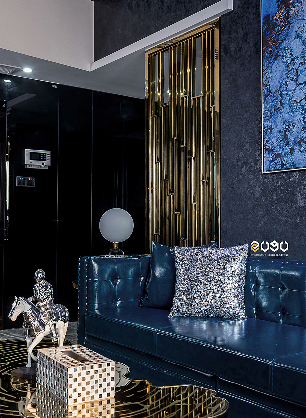 杭州捌零玖零设计|150㎡复式LOFT现代法式轻奢-40