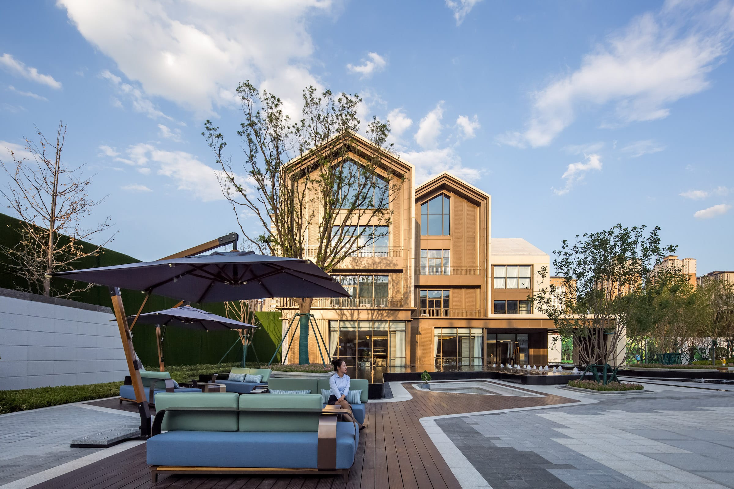 西安大兴青樾售楼中心展示区景观-23