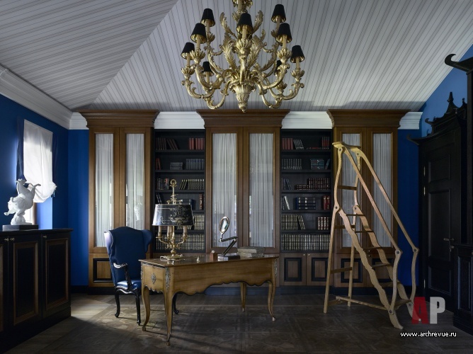 经典两层带阁楼住宅室内设计项目丨俄罗斯莫斯科丨阿列菲耶娃·奥莉皮阿达,阿丽季切娃·伊琳娜-54