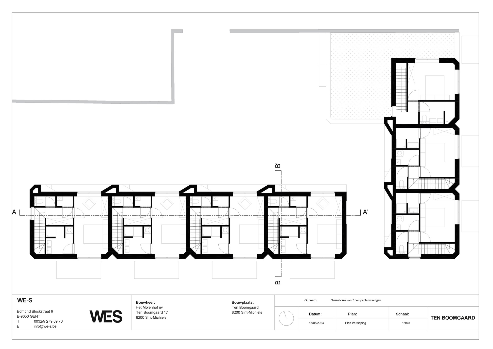 滕布姆加尔德住宅区丨比利时丨WES architecten-34