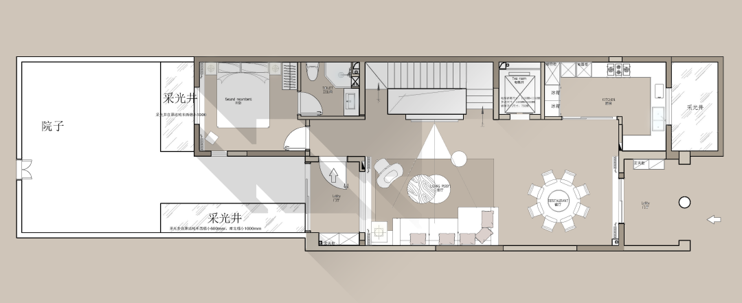 425㎡现代轻奢之居丨杨磊-17